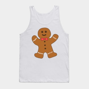 Gingerbread man. Cartoon drawing. Tank Top